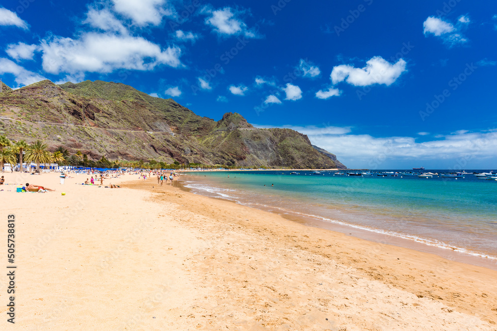 Playa de Las Teresitas beach, Tenerife, Spain, Canary Islands Playa de Las Teresitas beach, Tenerife, Spain, Canary Islands