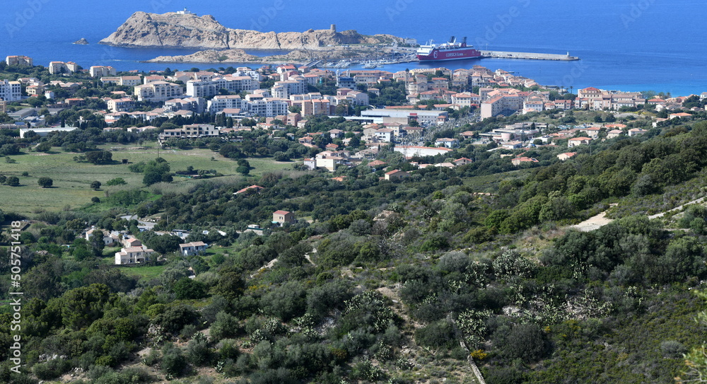 Obraz premium corse ...l'île rousse