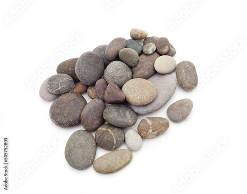 Gray sea stones.