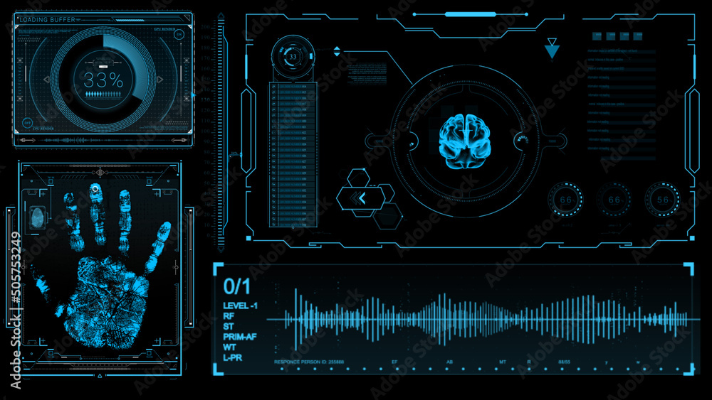 abstract smart intelligent UI HUD interface screen future concept background
abstract smart intelligent UI HUD interface screen future concept background