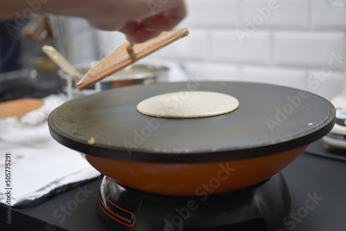 crêperie bretonne - galette se sarrasin photo