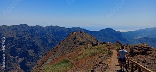 Roque de los Muchachos en la Palma (Panorámica) photo