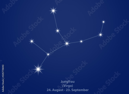 Sternbild Jungfrau (Virgo)