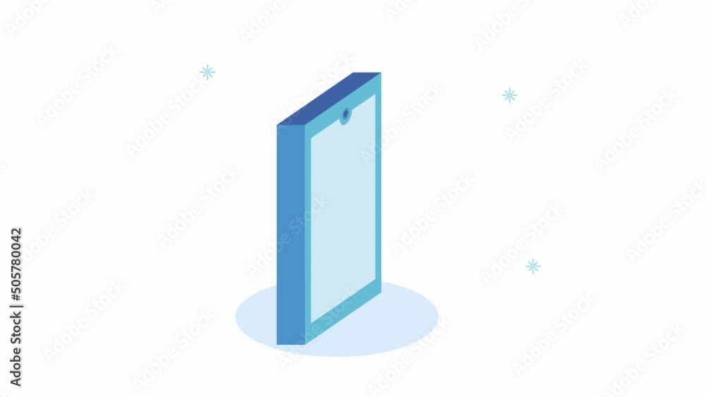 smartphone with money animation smartphone with money animation