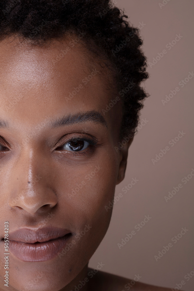 Close-up of woman's face Close-up of woman's face