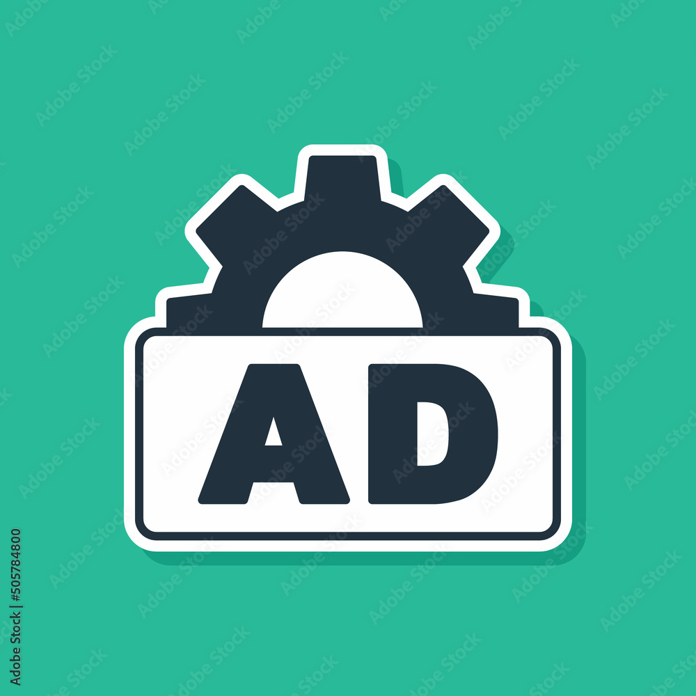 Blue Advertising icon isolated on green background. Concept of marketing and promotion process. Responsive ads. Social media advertising. Vector Blue Advertising icon isolated on green background. Concept of marketing and promotion process. Responsive ads. Social media advertising. Vector