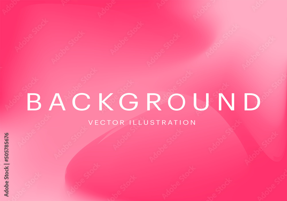 Abstract pink blurred gradient mesh background. Graphic color, modern banner, nature backdrop. Vector illustration.
