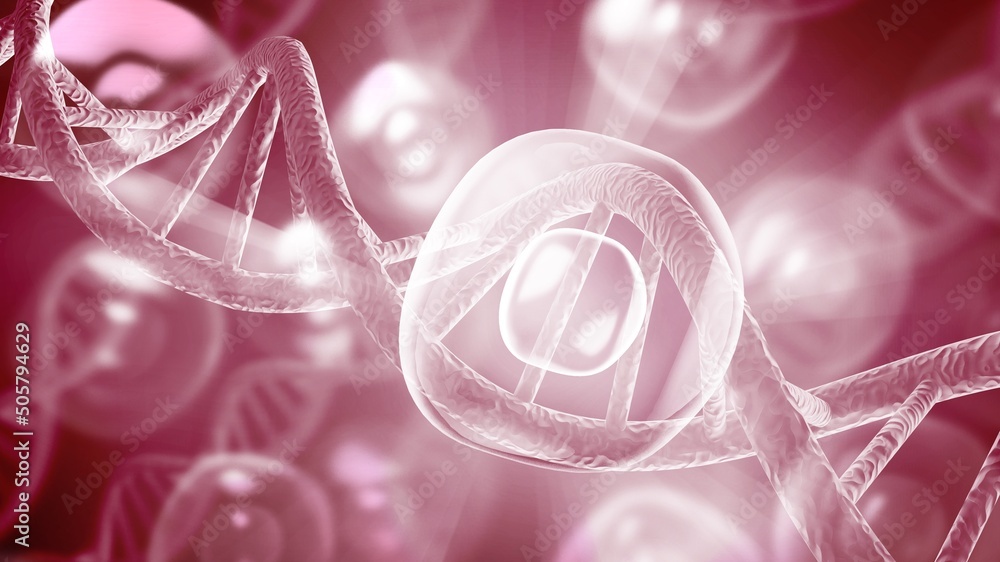 Fotografie Pink abstract background for chemical formula