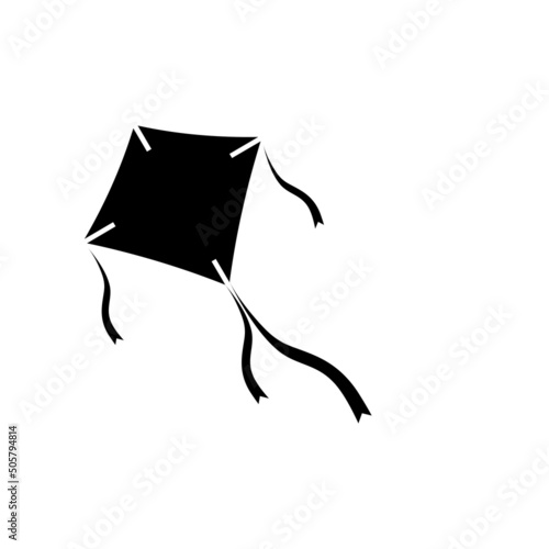 Kite icon logo free vector