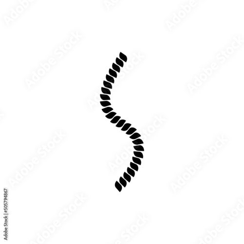 Rope icon logo free vector