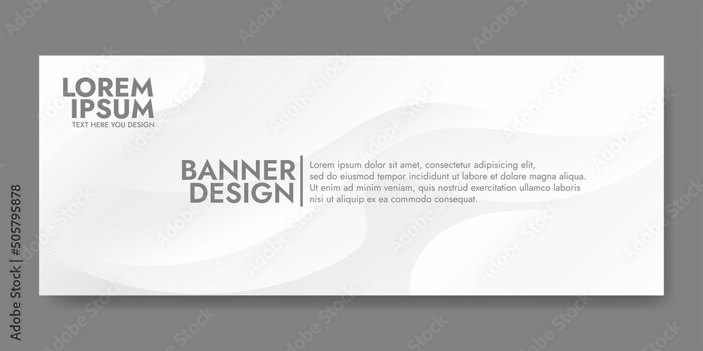 Abstract Colorful liquid Banner Template. Modern background design. gradient color. White Dynamic Waves. Fluid shapes composition. Fit for website, banners, wallpapers, brochure, posters