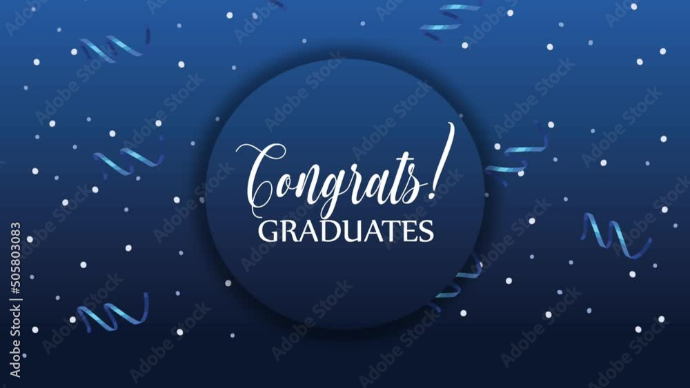 congrats graduates celebration invitation animation congrats graduates celebration invitation animation