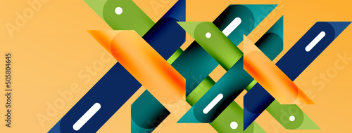 Background overlapping lines. Dynamic lines abstract wallpaper. Straight lines composition vector illustration for wallpaper banner background or landing page