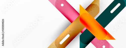 Background overlapping lines. Dynamic lines abstract wallpaper. Straight lines composition vector illustration for wallpaper banner background or landing page