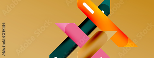 Background overlapping lines. Dynamic lines abstract wallpaper. Straight lines composition vector illustration for wallpaper banner background or landing page