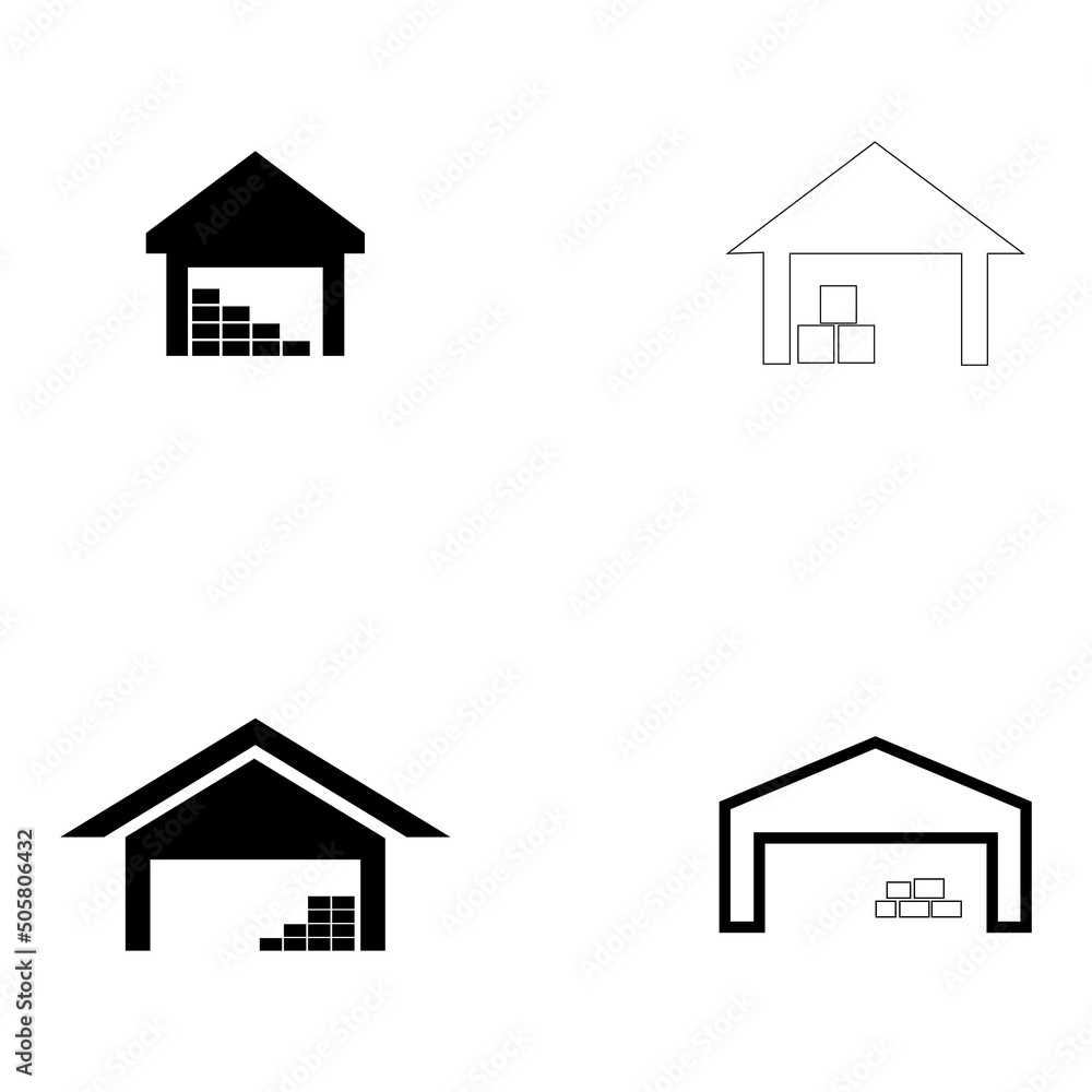warehouse icon-bussiness,logostics,shipping