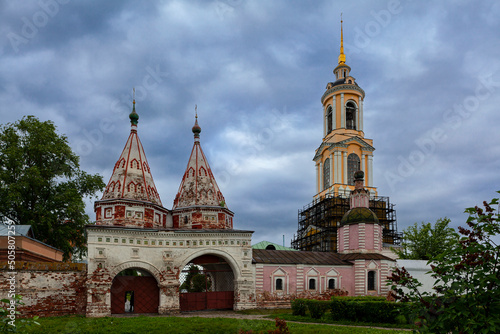 Ancient temples and monasteries of the city of Suzdal. Russia.