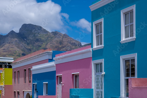 Bo Kaap Township in Cape Town, colorful house in Cape Town South Africa. Bo Kaap photo