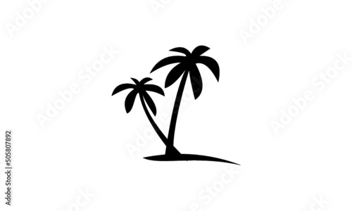 palm tree silhouette photo