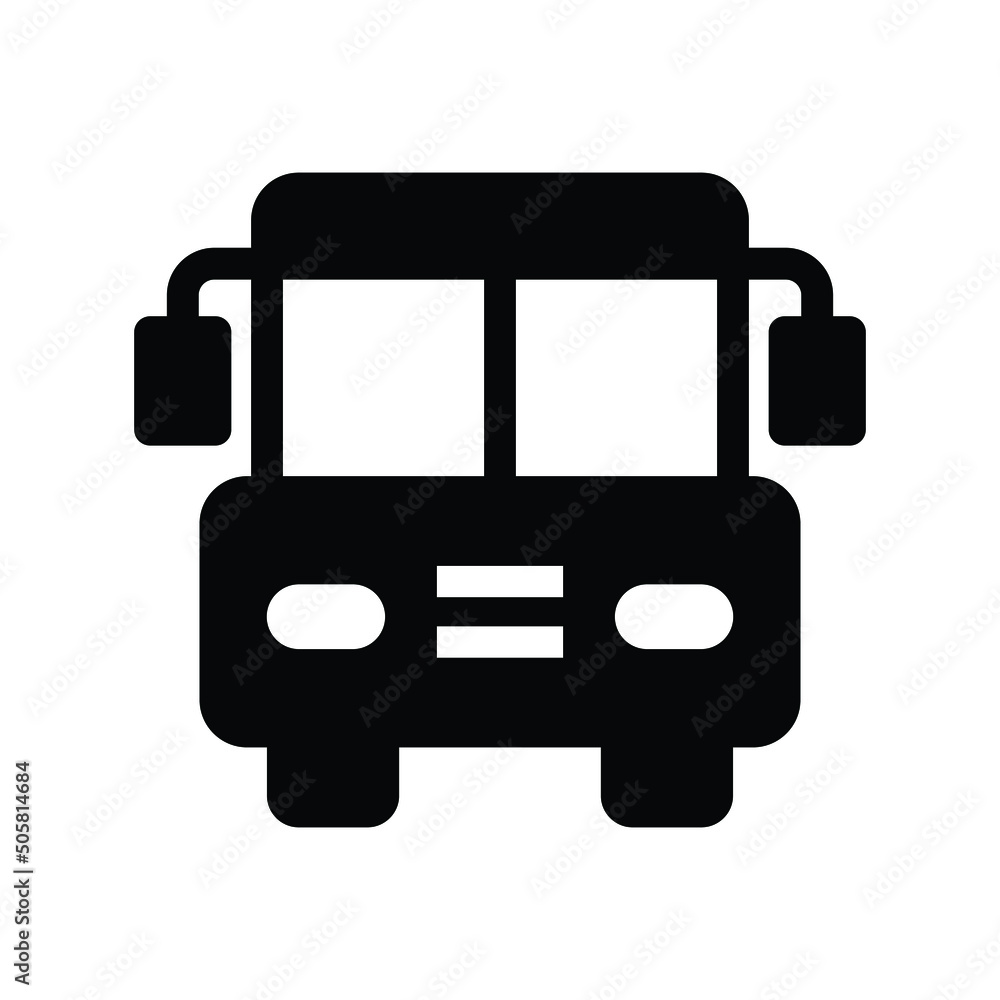 School bus vector icon symbol design School bus vector icon symbol design