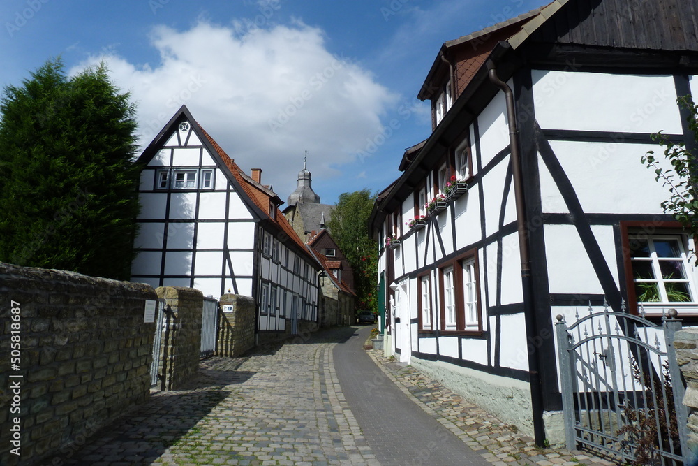 Fotografie Gasse Kleine Osthofe in Soest