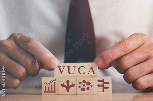 Obraz na plátně VUCA and strategic management