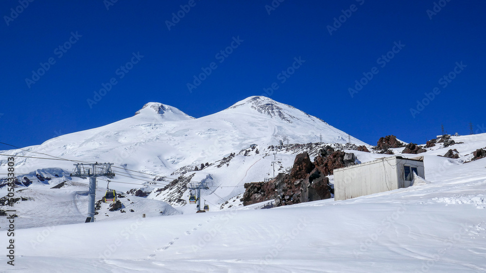 Elbrus - stunning mountains in the south of Russia