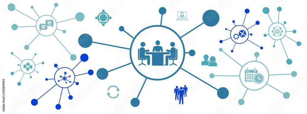 Concept of meeting Concept of meeting