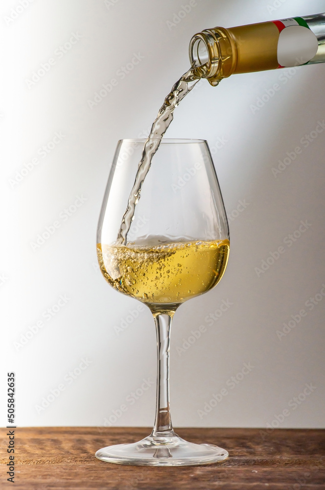 Premium Photo  Frozen wine glass on black surface