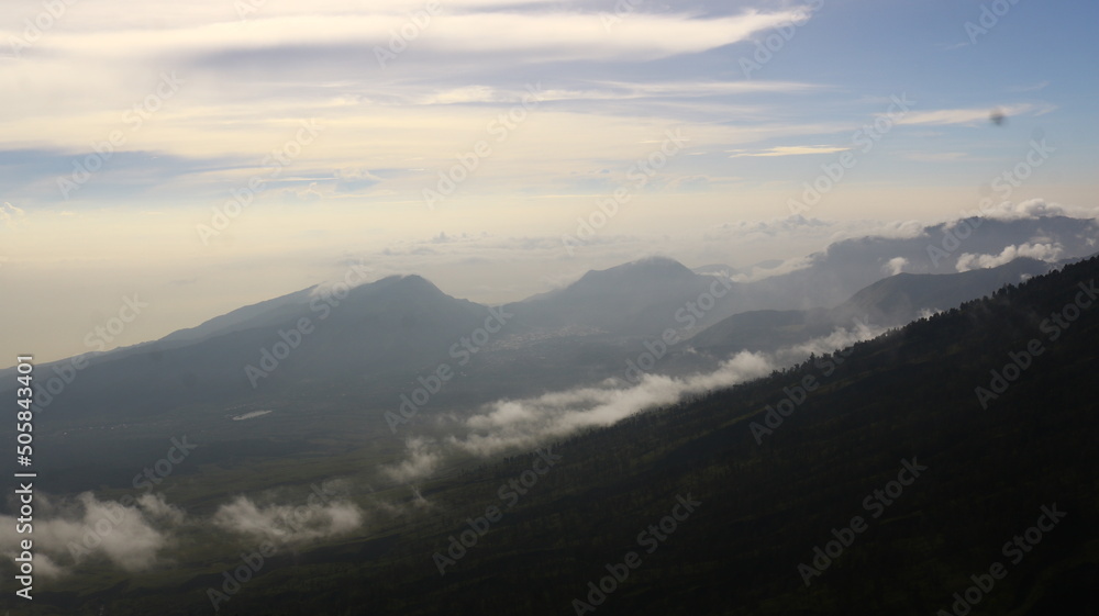 Obraz premium view from the top of mountain