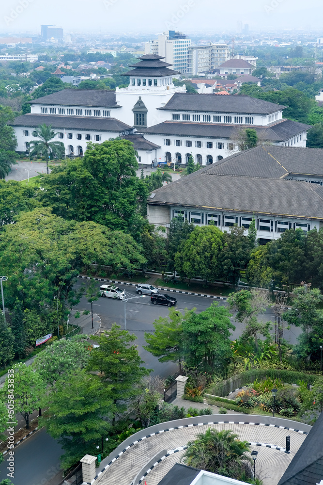 Gedung Sate in Bandung Stock Photo | Adobe Stock