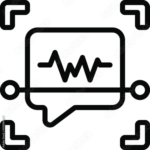 Voice Recognition Scan Icon