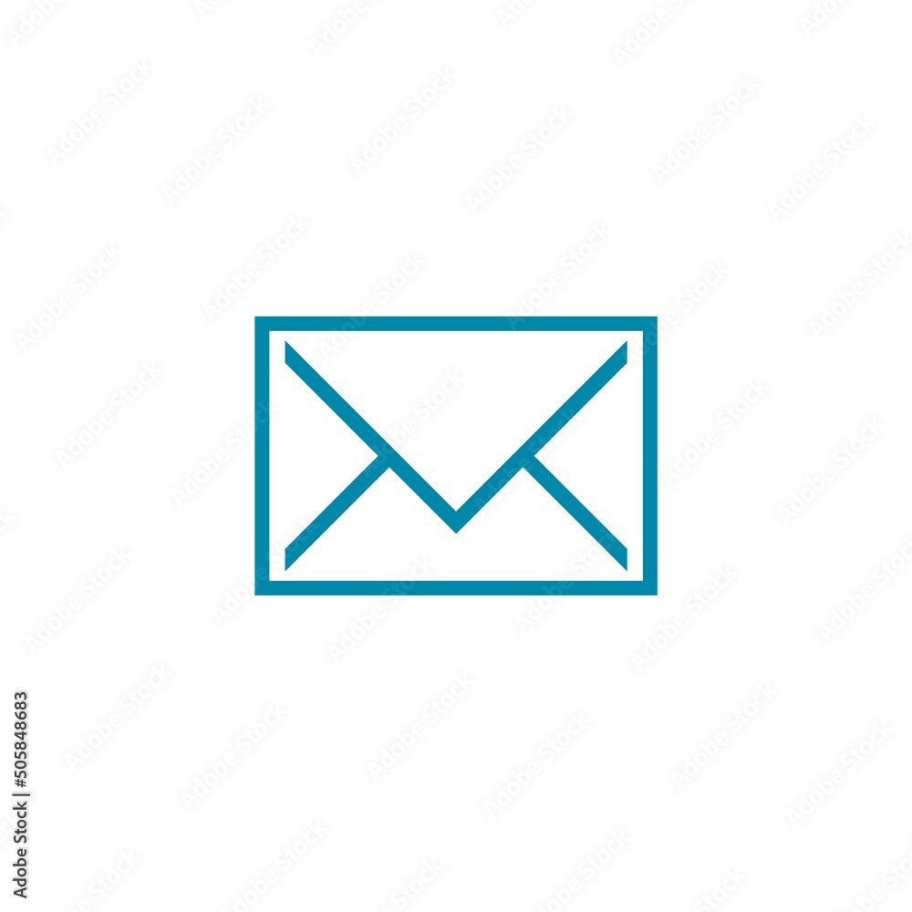 Envelope icon isolated on white background Envelope icon isolated on white background