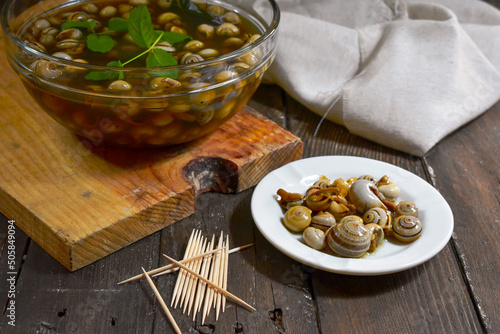 Snails tapa - Traditional food