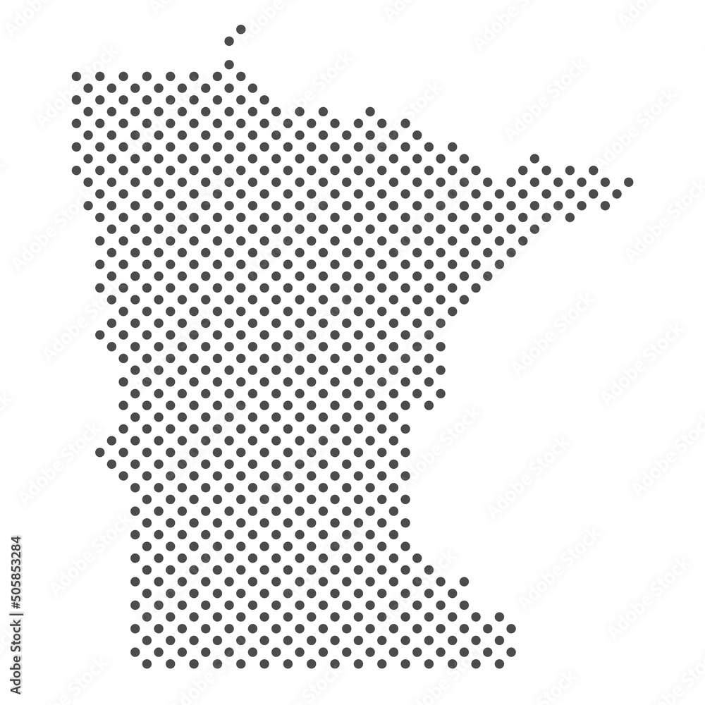Φωτογραφία Kalifornien Minnesota - Bundesstaat in den USA aus Punkten