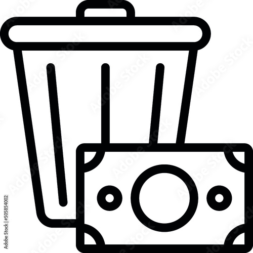 Money Wasted Icon