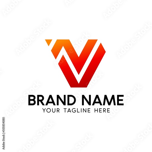 Letter V Logo Template