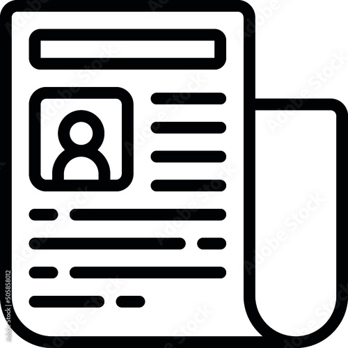 Jobs In Newspaper Icon