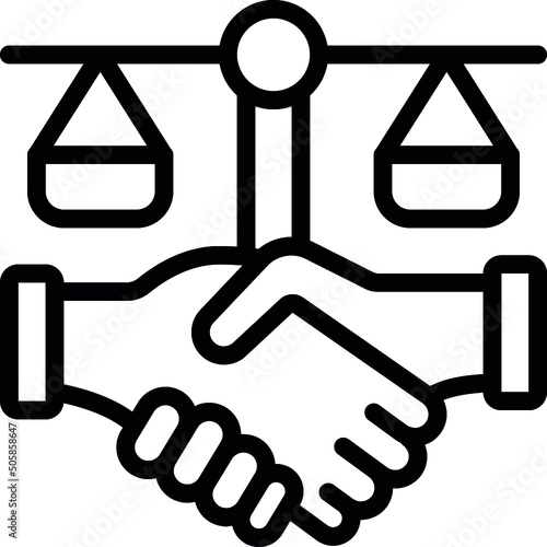Law Agreement Icon