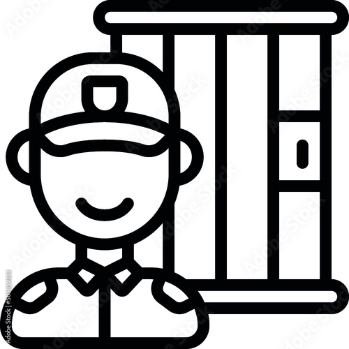 Prison Guard Icon