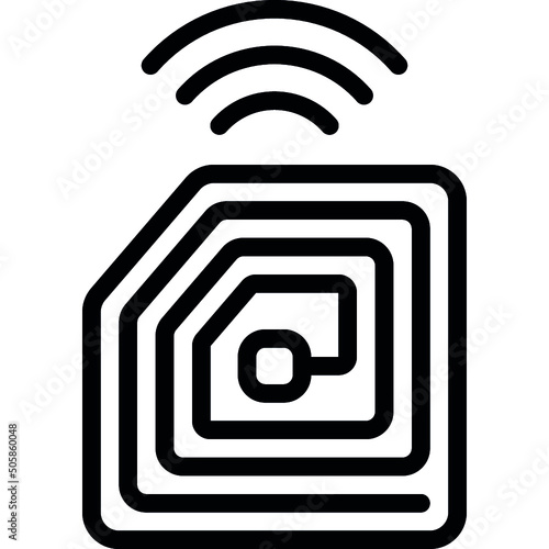 RFID Chip Icon