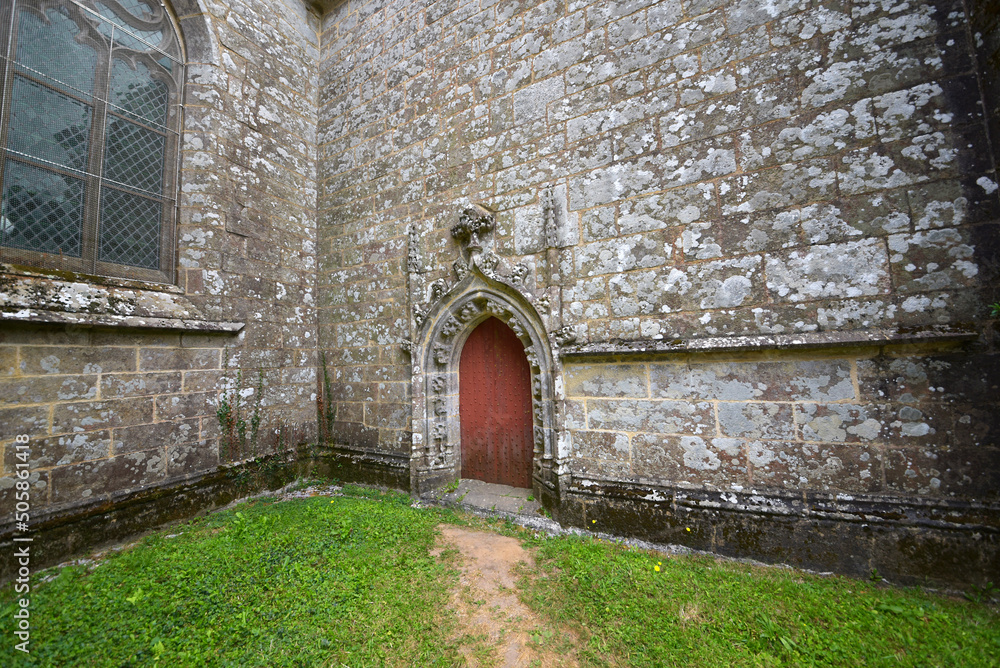 Fotografie Le Faouet - porte église