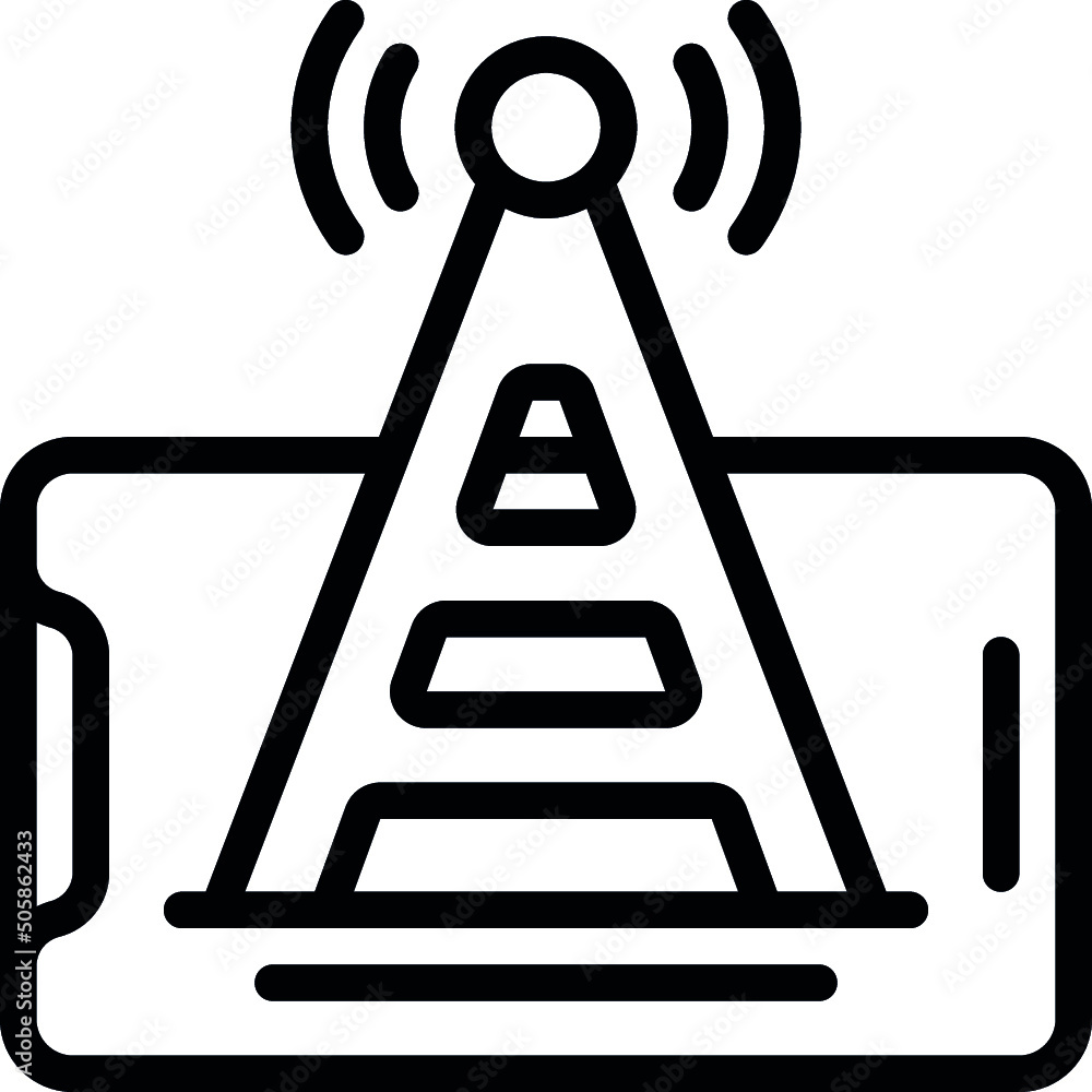 Cell Phone Tower Icon