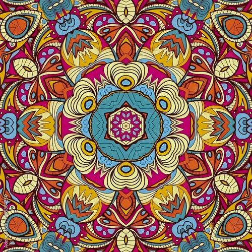 Luxury Pattern Background Mandala Batik Art by Hakuba Design 386