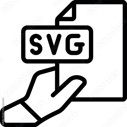 Give SVG File Icon