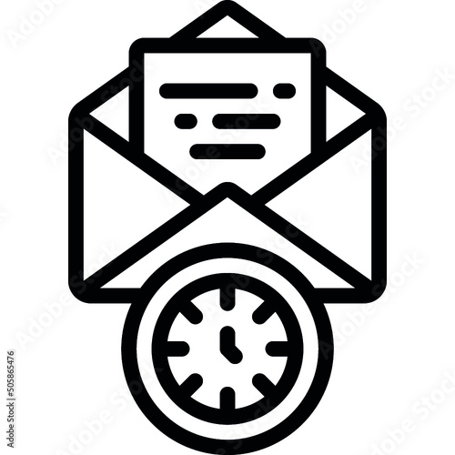 Email Time Icon