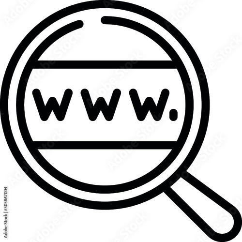 Domain Search Icon