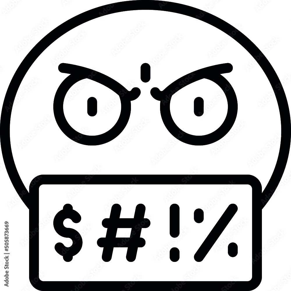 Cursing Icon Cursing Icon