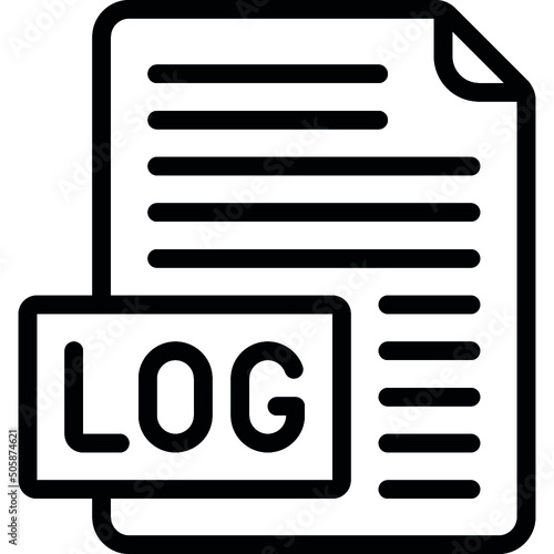 Log File Icon photo