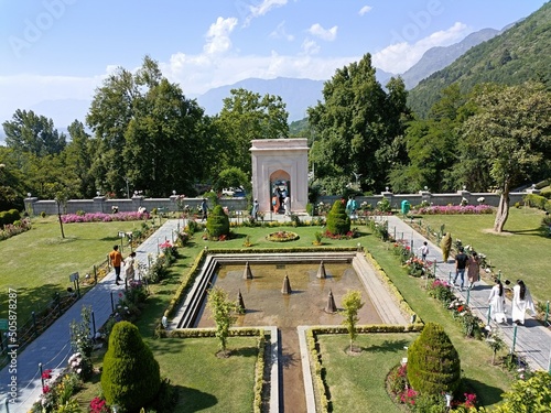 View of Srinagar in Kashmir photo